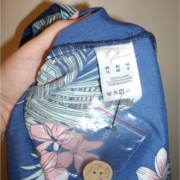 ASOS Influence Tropical Midi Dress - Picture 4 of 4